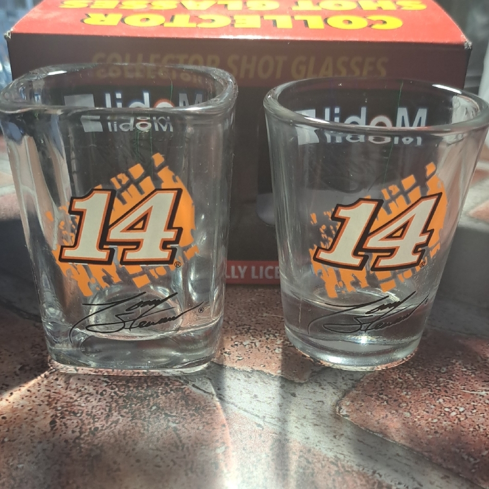 Tony Stewart Collector Shot Glasses